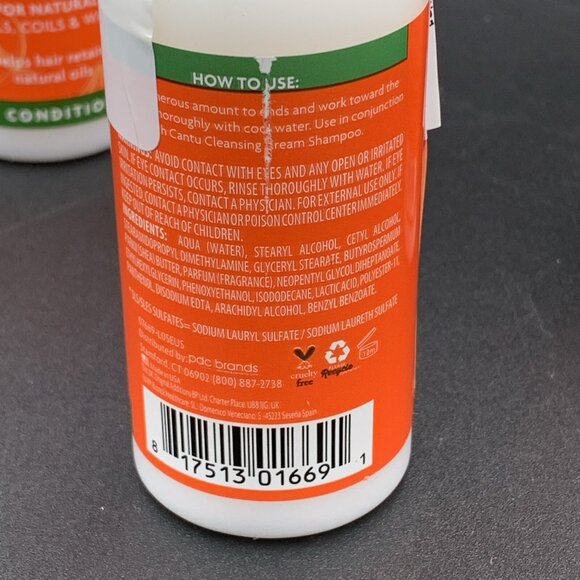 Cantu Shea Butter Sulfate-Free Hydrating Cream Conditioner 3 Fl Oz (89 mL) - Picture 4 of 5